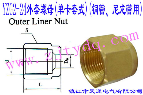 YZG2-24ĸ(οʽ)(~)Outer Liner Nut