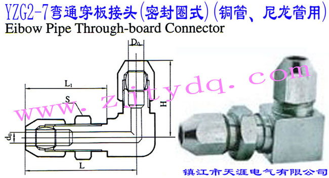 YZG2-7ͨ^(ܷȦʽ)(~)Elbow Pipe Through-board Connector