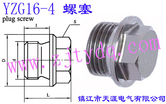 YZG16-4 Plug Screw